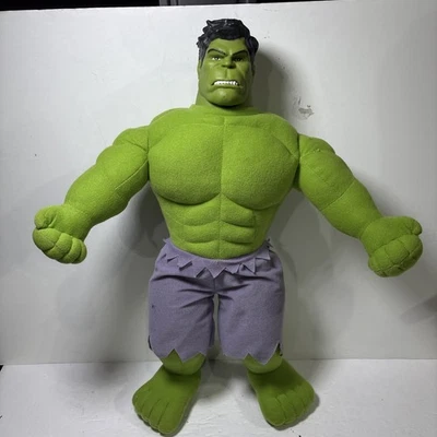 MARVEL "THE HULK" 20" SOFT PLUSH DOLL, TAG IS MISSING Vinyl Head - Image 1 of 4