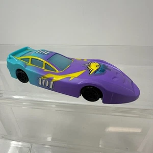Nascar Racers #101 Spitfire Megan Fassler Purple Car Toy Figure 2001 4" Vintage - Picture 1 of 6