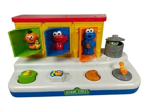 De colección 2004 Fisher Price Plaza Sésamo Cantando Pop-Up Poppin Pals Juguete Sonido de Trabajo - Imagen 1 de 9