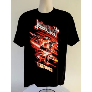 JUDAS PRIEST Firepower Tour 2018/19 Rock Band T-Shirt--Sz XL - Picture 1 of 7