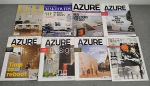 Lot of 8 CANADIAN Magazines - AZURE, ELLE DECORATION, HOUSE & HOME, and OBJEKT! - Picture 1 of 10