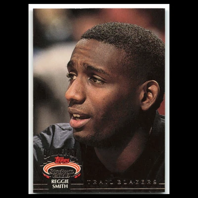 Reggie Smith Rookie #329 1992 Topps Stadium Club Portland Trail Blazers Card NBA - Image 1 of 3