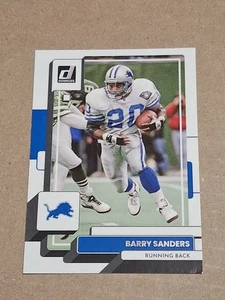 2022 BARRY SANDERS DONRUSS NFL CARD #93 DETROIT LIONS OKLAHOMA STATE HEISMAN - Picture 1 of 2