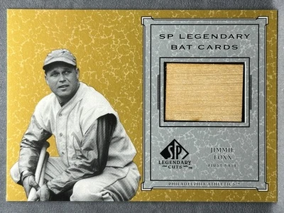 2001 SP Legendary Cuts Legendary Bats Jimmie Foxx #B-JF - HOF GAME USED - Image 1 of 2