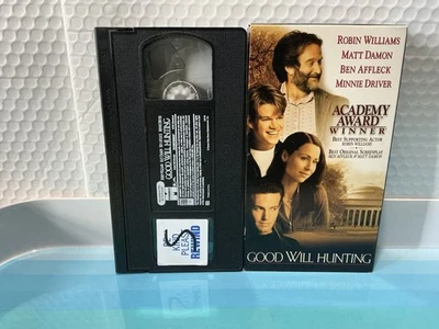 Good Will Hunting (VHS, 1998) Matt Damon, Ben Affleck, Robin Williams - VG - Image 1 of 3