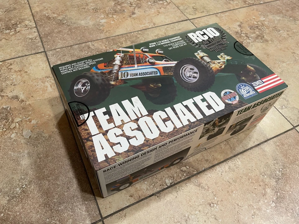 Team Associated RC-10 40th Anniversary Green Edition R/C Model Buggy  Kit - Image 1 of 4