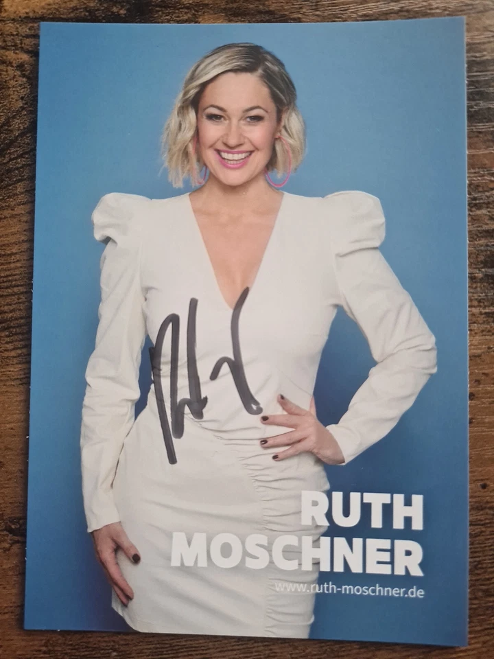 Autogrammkarte "RUTH MOSCHNER" (Autograph, Signature) - Bild 1 von 1