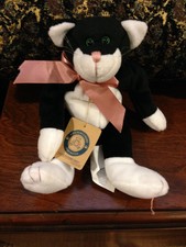 Boyds Bear 8 inch Cat "Allie Fuzzbucket " with Tags