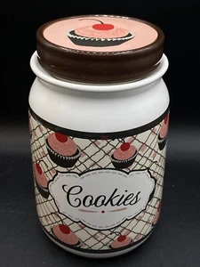 You and Me by Jessie Steele Keramik Keksdose Küche rote Kirschen "Cookies" - Bild 1 von 15