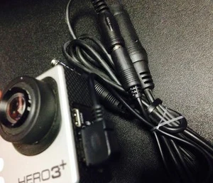 Audio Patch Cable Peltor FMT110 RCA Male Fit FOR Gopro Hero4 Hero3+Black Camera - Picture 1 of 5