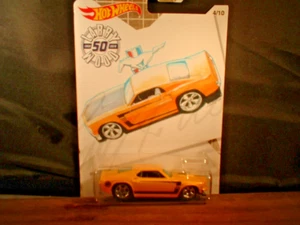 HOT WHEELS '69 FORD MUSTANG LARRY WOOD 50 1969 - 2019 - Picture 1 of 3