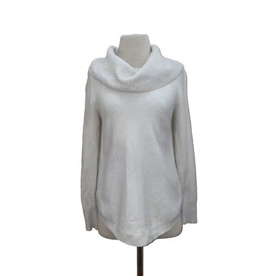 Moth By Anthropologie Cream Cowl Neck Sweater Size Small - Image 1 of 4