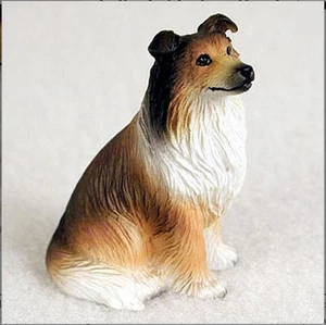 Collie Mini Hand Painted Figurine Sable - Bild 1 von 1