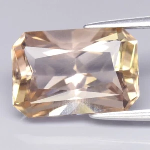 💎 5,30ct VS Achteck natürlicher hellvioletter & gelber Ametrin - unbehandelter Edelstein - Bild 1 von 4
