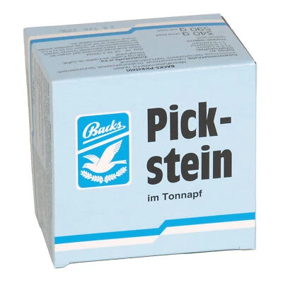 Backs - Pickstein im Tonnapf - Weiß - Zusatzfutter für Tauben - 340g - Bild 1 von 2