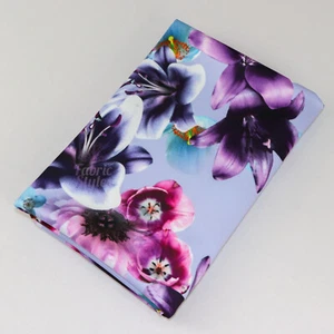Lilac Bloom Floral Jersey Fabric | Purple | Stretch Scuba Spandex | Per Metre - Picture 1 of 5