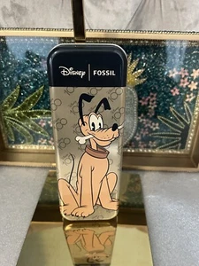 Fossil Disney Pluto Watch Brown SE1116 Black leather New - Picture 1 of 6