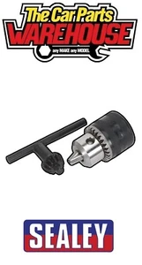 Sealey Drill Chuck 10mm 3/8" 24UNF ( 3/8 inch 24 unf 1-10 mm) with key  - Picture 1 of 1