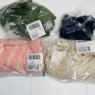 LOTE 4 PEÇAS QVC LISA RINNA Suéter TÚNICA TOP Espanador XXS Rosa Azul Marinho 2XS Blusa - Imagem 1 de 4