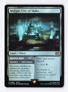 Midgar, City of Mako (Foil) 0286 (R) MTG Final Fantasy (FIN) (EN) - Picture 1 of 2