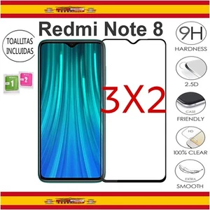Protector Pantalla Xiaomi Redmi Note 8 Cristal Templado 3D Dureza 9H - Imagen 1 de 1