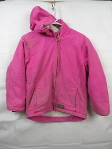 C.E. Schmidt Kid Insulated Coat sherpa lined Jacket hooded Pink Workwear Farm M - Picture 1 of 8