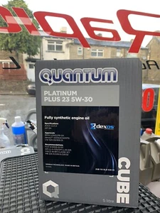 Genuine Quantum Platinum Plus 5W-30 Fully Synthetic Oil 5 Litre APPROVED - Picture 1 of 3