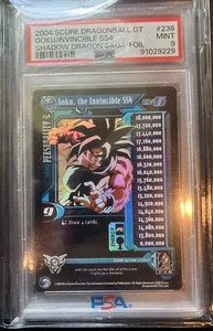 2004 Dragon Ball GT Goku Invincible SS4 Flachfolie unbegrenzt PSA 9 Pop 2 - Bild 1 von 1