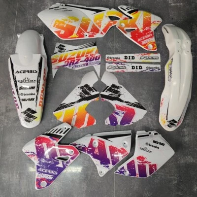 Plastics + Graphics Suzuki DRZ400 Enduro DR-Z 1999-2023 decals stickers - Изображение 1 из 4