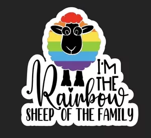 Happy Pride Month Sticker Decal Phone Laptop Bottle Car Stickers Gay Queer LGBTQ - Picture 1 of 1