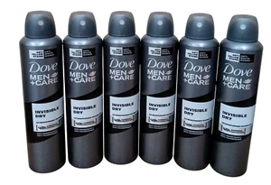 Dove Men+Care Antiperspirant body Spray Invisible Dry 250ml/8.54oz (6 Pack) - Picture 1 of 3