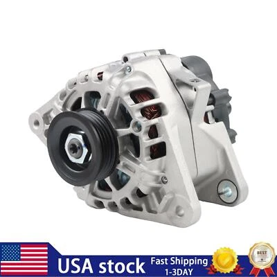 Alternator for 2006-2009 Hyundai Accent Tiburon 2004-2007 Tucson Kia Rio Spectra - Imagem 1 de 4