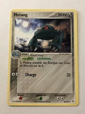 Tarjeta Pokémon - JCC - Metang - 44/101 - Español - Imagen 1 de 2