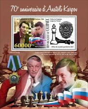 Guinea 2008 Chess Champions: Gary Kasparov / Xu Yuhua, MNH S/S - pw68