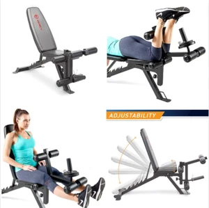 Weight Benches for Home Gym 6 Position Leg Extension Leg Curl Press Padded NEW - Picture 1 of 7