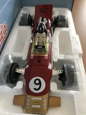 GRAHAM HILL QUARTZO  DIECAST LOTUS 49B 'MONACO GP 1968'  Q9003 1:18 SCALE - Image 1 of 4