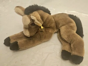 Pony accogliente vintage Steiff, Lying 5360/40 con etichette - Foto 1 di 9