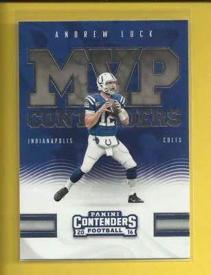 Andrew Luck  2016 Contenders MVP Card # 2 Indianapolis Colts Football QB - Image 1 of 2