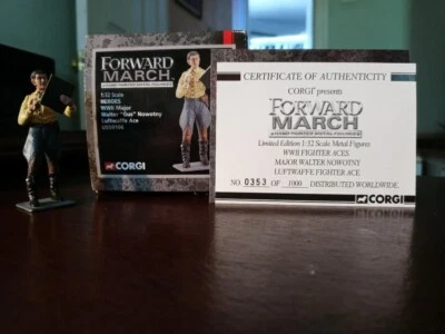 Corgi Forward March WWIIMajor Walter Gus Nowotny#US59106 Diecast 1:32 Ltd.Ed-NIB - Image 1 of 4