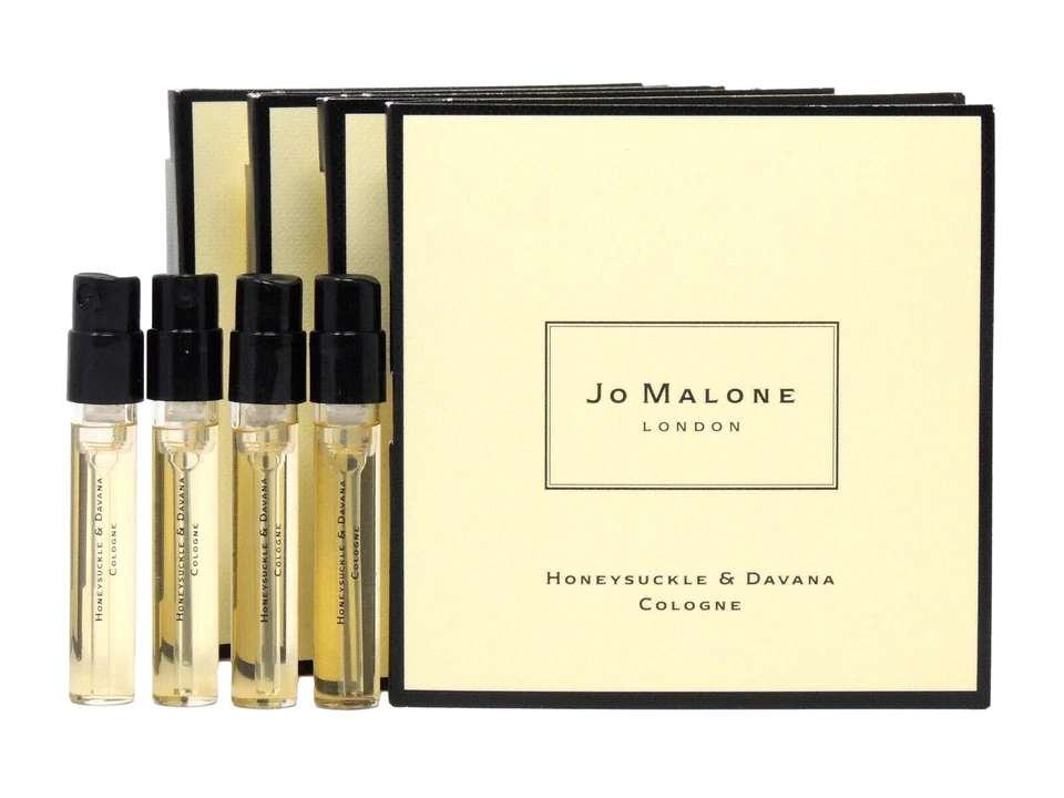 JO MALONE MADRESELVA Y COLONIA DAVANA 1,5 ml 0,05 fl oz x 4 muestras de spray de perfume Foto 1 de 1