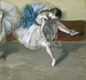 Danseuse Au Repos c 1879, Edgar Degas, Art Print Poster 11" x 14"        2193 - Picture 1 of 2