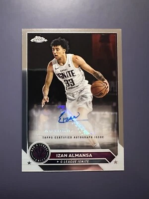 2023-24 Topps G League Izan Almansa Chrome Auto  - Image 1 of 4
