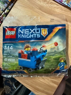 "APOSENTADO" - LEGO NEXO Knights - Robin's Mini Fortrex - Novo/selado de fábrica - #30372 - Imagem 1 de 2