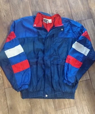 Cortavientos Vintage Años 90 Para Hombre USA Active Wear Talla M Foto 1 de 3