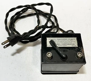 Prewar Lionel 0/027 Gauge Type 1029 Transformer 25 Watts - Works - Picture 1 of 7