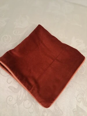 Funda Cojín Almohada Ikea AROMATISK Algodón 20" x 20" Terciopelo 100% Algodón Rojo Rosa Foto 1 de 4