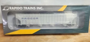 Procor Railroad Blue Name 5720 Covered Hopper 122723 Rapido 157002A HO Scale - Picture 1 of 3