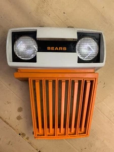 Sears Suburban Tractor Front Grill And Headlights - Picture 1 of 5