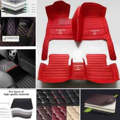 For Cadillac Car Floor Mats Luxury Custom Cargo Liners Mats Waterproof All Model Foto 1 de 4