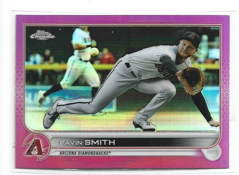2022 Topps Chrome Pink Refractor Pavin Smith #78 - Image 1 of 1